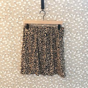 Cheetah Print GB skirt. Size Medium